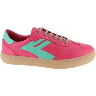 Andrea Conti Dames Low Top Freya Sneakers, magenta smaragd, 40 EU Andrea Conti Dames Low Top Freya Sneakers, magenta smaragd, 40 EU