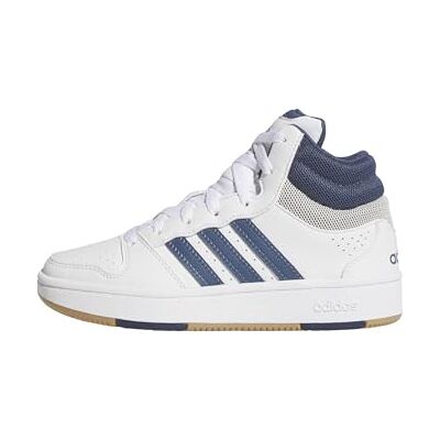 adidas uniseks-kind HOOPS MID CLASSIC SHOES, ftwr white/preloved ink/orbit grey, 38 2/3 EU adidas uniseks-kind HOOPS MID CLASSIC SHOES, ftwr white/preloved ink/orbit grey, 38 2/3 EU