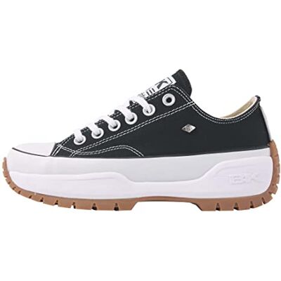 British Knights Kaya Low Fly dames lage schoen sneaker, zwart, wit, 37 EU British Knights Kaya Low Fly dames lage schoen sneaker, zwart, wit, 37 EU