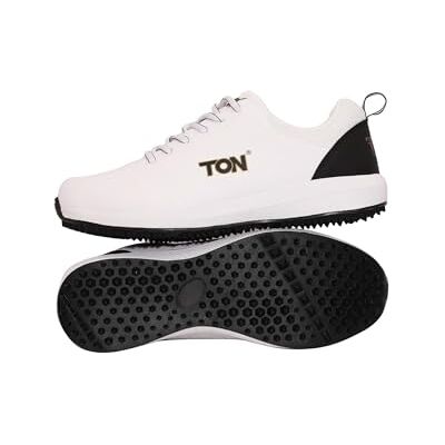 SS White Edition Cricket Shoe (Color: White & Black, Size: UK11/ US12/ EU45) For Mens & Boys Material: Polyurethane (PU) Lightweight and Durable long Lasting Performance SS White Edition Cricket Shoe (Color: White & Black, Size: UK11/ US12/ EU45) For Mens & Boys Material: Polyurethane (PU) Lightweight and Durable long Lasting Performance