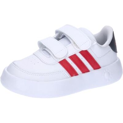 adidas Uniseks-Kind Breaknet 2.0 Shoes Kids, Cloud white/better scarlet/carbon, 19 EU adidas Uniseks-Kind Breaknet 2.0 Shoes Kids, Cloud white/better scarlet/carbon, 19 EU