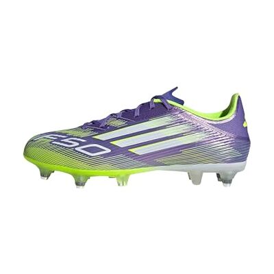 adidas Uniseks-Volwassen F50 LEAGUE Soft Ground Football Boots, Purple Rush/Cloud White/Lucid Lemon, 41 1/3 EU adidas Uniseks-Volwassen F50 LEAGUE Soft Ground Football Boots, Purple Rush/Cloud White/Lucid Lemon, 41 1/3 EU