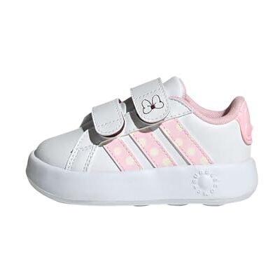 adidas uniseks-baby DISNEY MINNIE MOUSE GRAND COURT SHOES INFANTS, ftwr white/clear pink/chalk white, 19 EU adidas uniseks-baby DISNEY MINNIE MOUSE GRAND COURT SHOES INFANTS, ftwr white/clear pink/chalk white, 19 EU