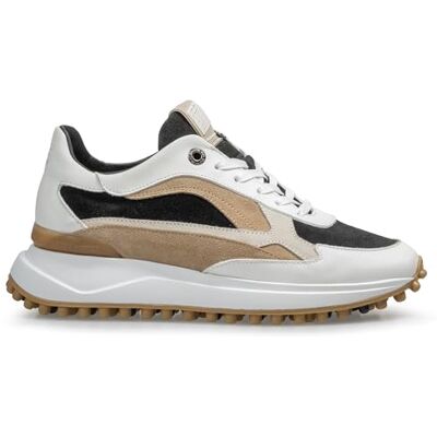 Floris van Bommel Noppi 17.02 Sneakers - Leer - Wit - Rubber Floris van Bommel Noppi 17.02 Sneakers - Leer - Wit - Rubber