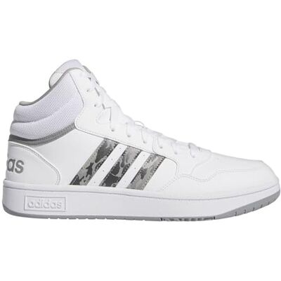 adidas Heren Hoops 3.0 Mid Lifestyle Basketball Classic Vintage Shoes, Cloud white/Grey six/solid grey, 35 1/2 EU adidas Heren Hoops 3.0 Mid Lifestyle Basketball Classic Vintage Shoes, Cloud white/Grey six/solid grey, 35 1/2 EU