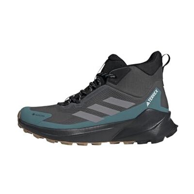 adidas Heren Terrex Trailmaker 2 Mid GORE-TEX Hiking Shoes, Grey Six/Grey Three/Preloved Teal, 40 EU adidas Heren Terrex Trailmaker 2 Mid GORE-TEX Hiking Shoes, Grey Six/Grey Three/Preloved Teal, 40 EU