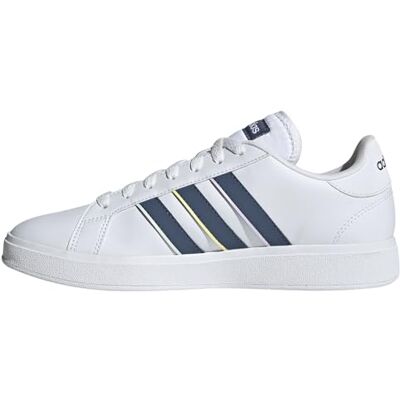 adidas Dames GRAND COURT BASE 2.0 SHOES, Cloud white/preloved ink/crystal jade, 44 EU adidas Dames GRAND COURT BASE 2.0 SHOES, Cloud white/preloved ink/crystal jade, 44 EU