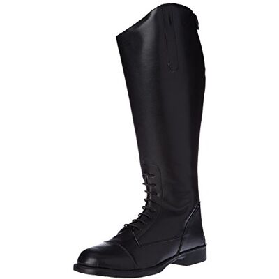 HKM Uniseks New Fashion Dames kort/wijd Rijlaarzen Zwart 36 HKM Uniseks New Fashion Dames kort/wijd Rijlaarzen Zwart 36