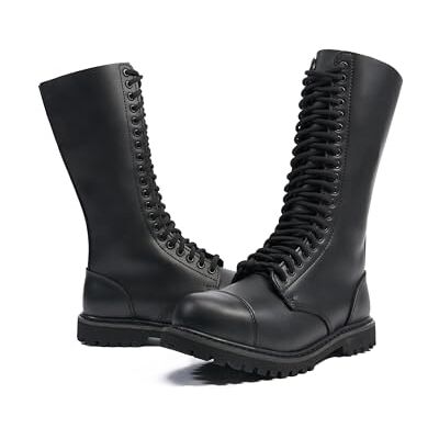 Brandit Phantom 20 Eyelet Boots Tactische militaire laarzen voor heren, zwart, 45 EU Brandit Phantom 20 Eyelet Boots Tactische militaire laarzen voor heren, zwart, 45 EU