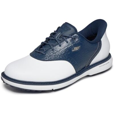 Skechers Golf Prestige SL, White/Navy, 7.5 Skechers Golf Prestige SL, White/Navy, 7.5