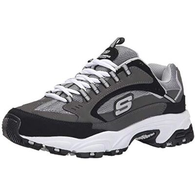 Skechers Sport Heren Stamina Nuovo Sneakers Charcoal Skechers Sport Heren Stamina Nuovo Sneakers Charcoal