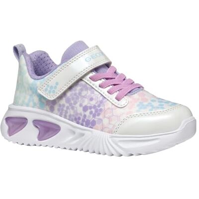 GEOX J ASSISTER GIRL Lila Casual Sneakers GEOX J ASSISTER GIRL Lila Casual Sneakers