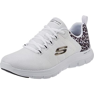 SKECHERS FLEX APPEAL 4.0 - WILD BALLAD - Zwart en wit sneakers SKECHERS FLEX APPEAL 4.0 - WILD BALLAD - Zwart en wit sneakers