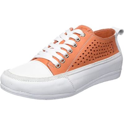Andrea Conti Damessneakers, papaya/wit, 38 EU, papaya wit, 38 EU Andrea Conti Damessneakers, papaya/wit, 38 EU, papaya wit, 38 EU