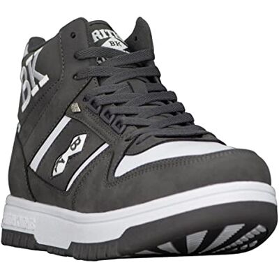 British Knights Heren Kings Sl Sneaker, Medium, Houtskool Wit, 40.5 EU British Knights Heren Kings Sl Sneaker, Medium, Houtskool Wit, 40.5 EU