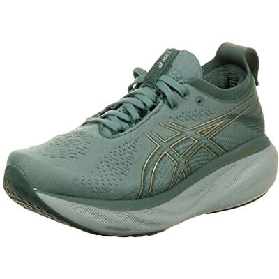 ASICS Nimbus 25 dames loopschoenen blauw turquoise, Slate Grey Champagne, 41.5 EU ASICS Nimbus 25 dames loopschoenen blauw turquoise, Slate Grey Champagne, 41.5 EU
