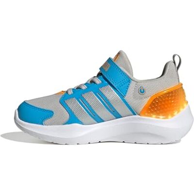 adidas uniseks-kind LIGHTORAMA RUNNER SHOES CHILDREN, grey one/matte silver/Lucid Aquamarine, 30 1/2 EU adidas uniseks-kind LIGHTORAMA RUNNER SHOES CHILDREN, grey one/matte silver/Lucid Aquamarine, 30 1/2 EU
