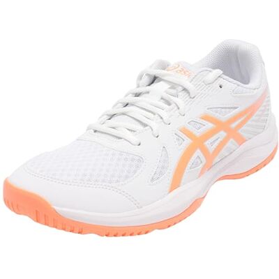 ASICS Upcourt 6, damessneakers, 44 EU, White Vivid Coral, 44 EU ASICS Upcourt 6, damessneakers, 44 EU, White Vivid Coral, 44 EU