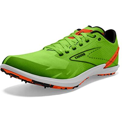 Brooks Heren Draft XC Spikeless Sneaker, Groen Gecko/Rood Oranje/Wit, 7.5 UK, Groene Gecko Rood Oranje Wit, 42 EU Brooks Heren Draft XC Spikeless Sneaker, Groen Gecko/Rood Oranje/Wit, 7.5 UK, Groene Gecko Rood Oranje Wit, 42 EU