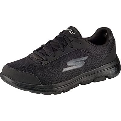 Skechers Go Walk 5 Qualify Zwarte Sneakers - Sneakers Skechers Go Walk 5 Qualify Zwarte Sneakers - Sneakers