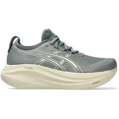 ASICS Gel-Nimbus 27, damessneakers, 35,5 EU, Monument Blue Whisper Green, 35.5 EU ASICS Gel-Nimbus 27, damessneakers, 35,5 EU, Monument Blue Whisper Green, 35.5 EU