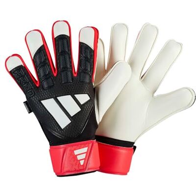 adidas uniseks-volwassene Predator Goalkeeper Glove Match Fingersave Shoes, black/black/white, 9 adidas uniseks-volwassene Predator Goalkeeper Glove Match Fingersave Shoes, black/black/white, 9