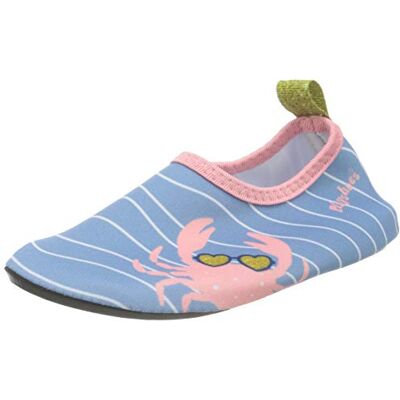 Playshoes UV waterschoenen krab blauw roze - Waterschoenen Playshoes UV waterschoenen krab blauw roze - Waterschoenen