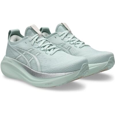 ASICS Gel-Nimbus 27 damessneakers, zuiver aqua wit, 42 EU, Pure Aqua White, 42 EU ASICS Gel-Nimbus 27 damessneakers, zuiver aqua wit, 42 EU, Pure Aqua White, 42 EU