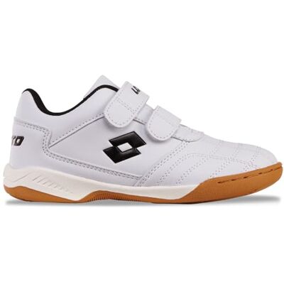 Lotto Kids Indoor Sportschoenen - Zwart-Wit - Sportschoenen Lotto Kids Indoor Sportschoenen - Zwart-Wit - Sportschoenen
