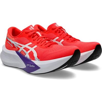 ASICS Magic Speed 4, damessneakers, 39,5 EU, Flash Red White, 39.5 EU ASICS Magic Speed 4, damessneakers, 39,5 EU, Flash Red White, 39.5 EU