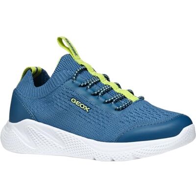 Geox Sprintye Groene Jongensschoenen - Schoenen Geox Sprintye Groene Jongensschoenen - Schoenen