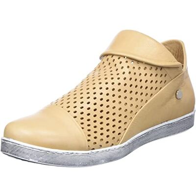 Andrea Conti Dames lederen lage schoenen Sneaker 0349616, camel, 36 EU Andrea Conti Dames lederen lage schoenen Sneaker 0349616, camel, 36 EU