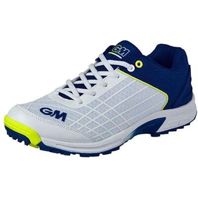 Gunn & Moore GM Rubber Cricket Schoenen Allrounder Ademend Lichtgewicht Naadloos Engineered Gebreid Mesh Bovenwerk 2-Tone TPU Buitenzool Verkrijgbaar in de maten UK Junior 1-6 en UK 7-13 Gunn & Moore GM Rubber Cricket Schoenen Allrounder Ademend Lichtgewicht Naadloos Engineered Gebreid Mesh Bovenwerk 2-Tone TPU Buitenzool Verkrijgbaar in de maten UK Junior 1-6 en UK 7-13