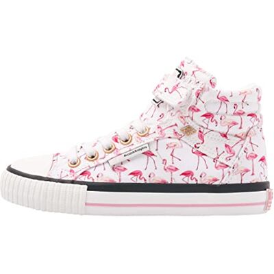British Knights Dee sneakers voor meisjes, wit, roze, flamingo, 20 EU British Knights Dee sneakers voor meisjes, wit, roze, flamingo, 20 EU