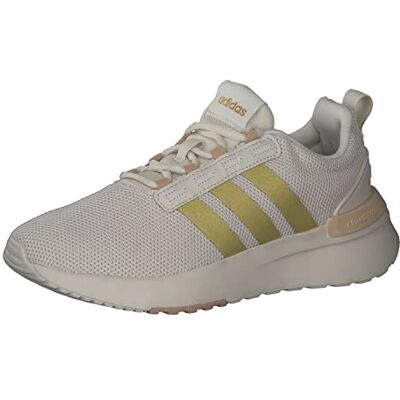 adidas Racer Tr21 K uniseks-kind Sneaker Sneaker,Aluminium goud met Magic Beige,31 EU adidas Racer Tr21 K uniseks-kind Sneaker Sneaker,Aluminium goud met Magic Beige,31 EU