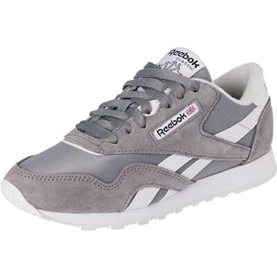 Reebok CLASSIC NYLON Sneaker heren, Puur Grijs 5 Ftwr Wit Ftwr Wit, 36 EU Reebok CLASSIC NYLON Sneaker heren, Puur Grijs 5 Ftwr Wit Ftwr Wit, 36 EU
