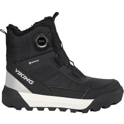 Viking Unisex Kids Expower Warm GTX Boa sneeuwlaars, Zwart, 33 EU Viking Unisex Kids Expower Warm GTX Boa sneeuwlaars, Zwart, 33 EU