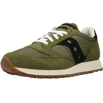 Saucony Jazz Original Vintage, Sneaker Uomo, Verde Nero, 43 EU Saucony Jazz Original Vintage, Sneaker Uomo, Verde Nero, 43 EU