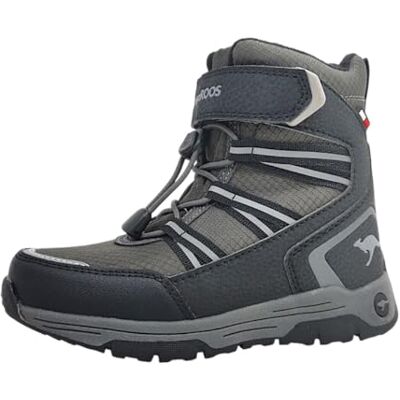 KangaROOS K-MJ Eldora EV RTX Sneeuwlaars, Jet Zwart/Staal Grijs, 13 UK Kind, Jet Zwart Staal Grijs, 13 UK Child KangaROOS K-MJ Eldora EV RTX Sneeuwlaars, Jet Zwart/Staal Grijs, 13 UK Kind, Jet Zwart Staal Grijs, 13 UK Child