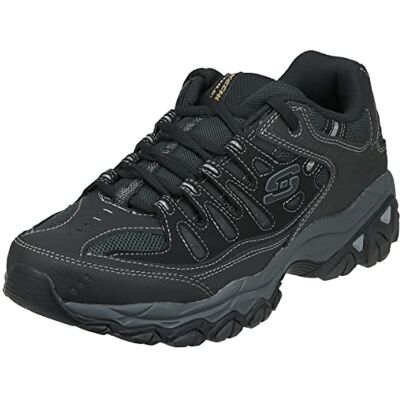 Skechers Afterburn M. Fit zwarte sneakers - Heren Skechers Afterburn M. Fit zwarte sneakers - Heren