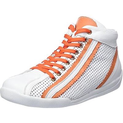 Andrea Conti Damessneakers, wit/papaya, 37 EU, Witte papaya, 37 EU Andrea Conti Damessneakers, wit/papaya, 37 EU, Witte papaya, 37 EU