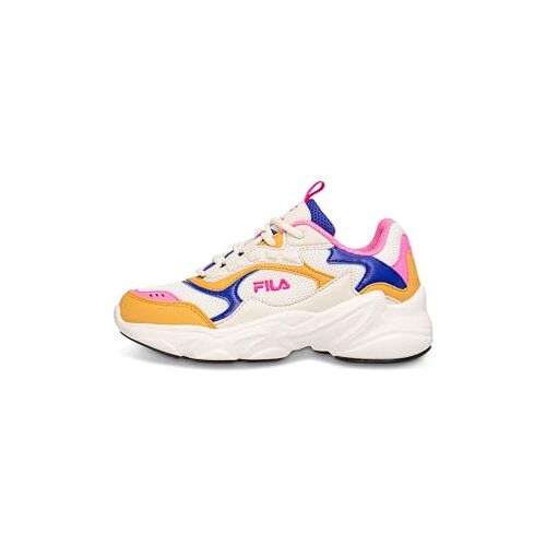 FILA COLLENE CB Teens Sneaker, Marshmallow-Apricot Tan, 36 EU, Marshmallow Apricot Tan, 36 EU