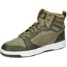 PUMA Rebound V6 MID WTR JR Sneaker, Alpine Snow-Sand Dune White, 6 UK, Alpine Snow Sand Dune  Wit, 39 EU