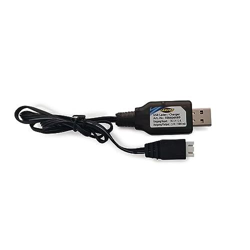 Carson 500606089 USB-lader 7,4V/1000mAh Li-Ion XHP-stekker. Oplaadkabel, RC oplaadkabel, oplaadkabel voor LiIon accu's
