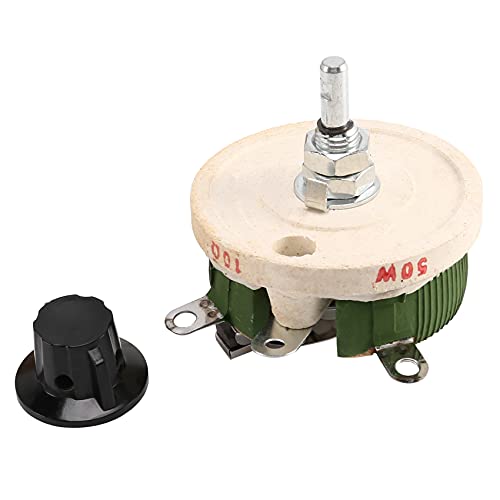 Qtrednrry 50W 10 Ohm Keramische Potentiometer Variabele Taper Pot Weerstand Reostat