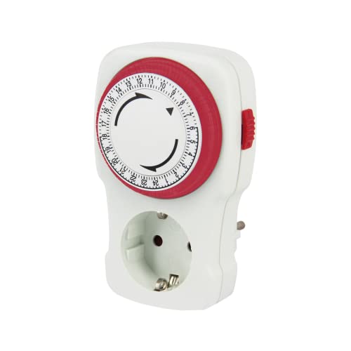 Poly Pool PP1405 timer met Duitse timer, dagprogrammering 250 V, programmeerbare timer, kleur wit