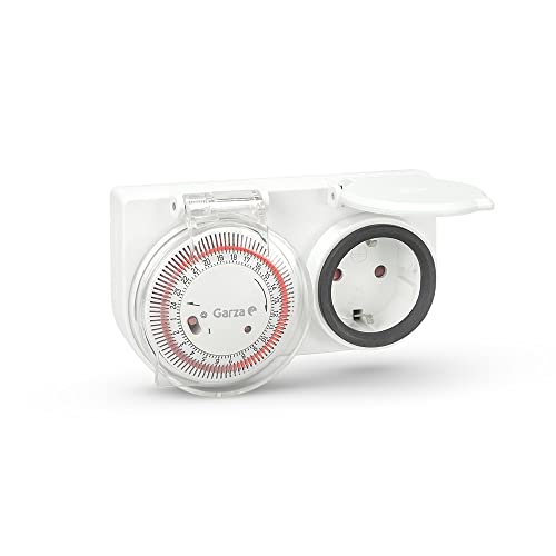 Garza Analoge outdoor timer, wit