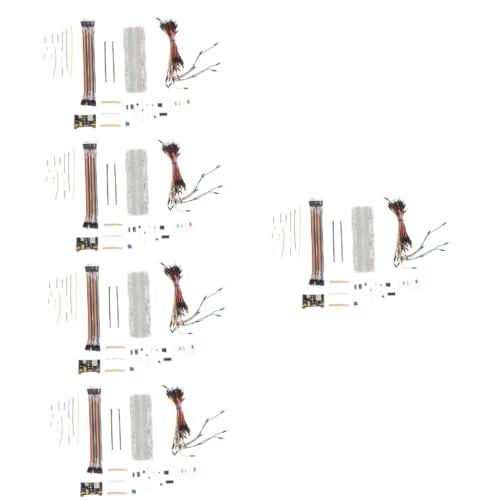 Uonlytech 5 Sets R3 Element Elektronica Component Kit Tie-Points Broodplank Broodplanken Brood Kit Broodplank Kit Voor Prototyping Circuit Elektronische Component Compatibele Launcher