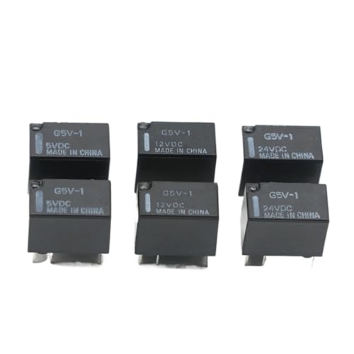 AIRUIXI relais G5V-1 5VDC 12VDC 24VDC 6Pin l Relais (Maat: G5V-1 24VDC)