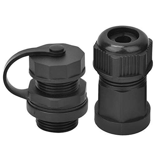 Kuuleyn Waterdichte connector, RJ45-verlengkabelconnector, IP67 Waterdichte RJ45-vrouwelijke connector CAT5 / 6-connector voor netwerkkabelaansluiting(Core + 1 behuizing)